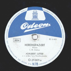 Adalbert Lutter - Hereinspaziert / Carlotta-Walzer