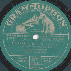 Harmonie-Orchester - Deutschland im Lied, Volkslieder-Potpourri Teil I und II