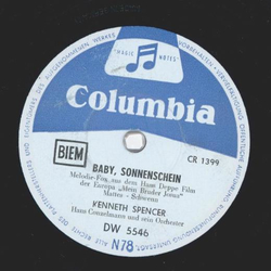 Kenneth Spencer - Ein Kind geht in den Garten / Baby, Sonnenschein 