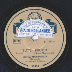 Heinz Munsonius - Tutti-Frutti / Herz-Solo