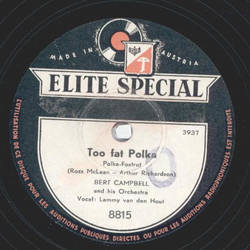 Bert Campbell -Too fat Polka / Frasquita 