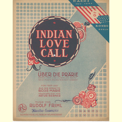 Notenheft / music sheet - Indian Love Call