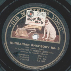 Leopold Stokowski - Hungarian Rhapsody No. 2 Teil I und II