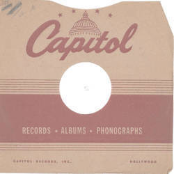 Original Capitol Cover für 25er Schellackplatten A26 C