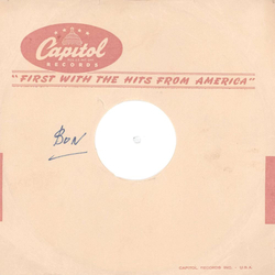 Original Capitol Cover für 25er Schellackplatten A29 B