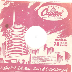 Original Capitol Cover für 25er Schellackplatten A32 B
