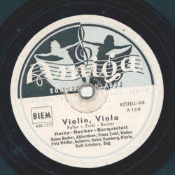 Heinz-Becker-Barquintett - Violin, Viola / Rosamunde