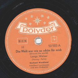 Gerhard Wendland - Die Welt war nie so schn fr mich /...