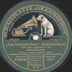 Salon Orchester - Das Dreimdelhaus ( Geh`Alte, schau ! ) / Das Dreimdelhaus ( Unter dem Fliederbaum)
