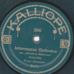 Proto-Orchester - Intermezzo Sinfonico / Largo