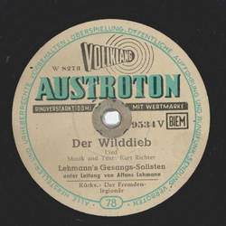 Lehmanns Gesangs-Solisten - Der Wilddieb / Der...