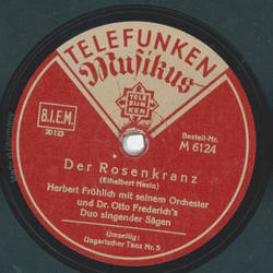 Herbert Fröhlich - Der Rosenkranz / Ungarischer Tanz Nr. 5