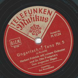 Herbert Frhlich - Der Rosenkranz / Ungarischer Tanz Nr. 5