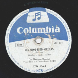 Das Hansen Quartett - Der Niko-Niko-Nikolaus / Sambesi