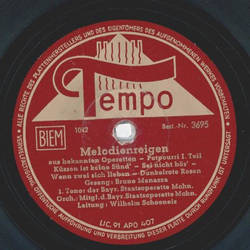 Bruno Manazza - Melodienreigen, Potpourri Teil I und II