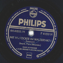 Hans Schneider - Mit Millcker im Walzertakt, Potpourri Teil I und II