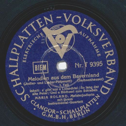 Maria Roland - Melodien aus dem Bayernland, Jodler und...