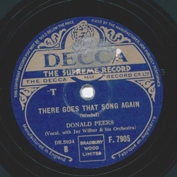 Donald Peers - Ampola / There goes that song again