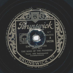 The Sons of the Pioneers - Empty Saddles / So long to the...