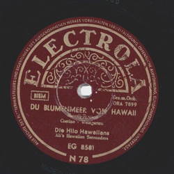 Die Hilo Hawaiians - Du Blumenmeer von Hawaii / Rosen im Silbernen Mondlicht 