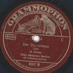 Willy Schneider - Unter dem Sternenzelt / Der Rosenkranz