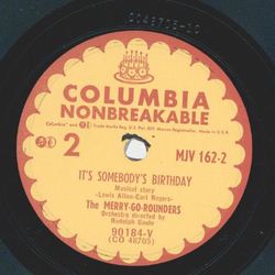 The Merry-Go-Rounders - The Bird Orchestra / Its Somenodys Birthday