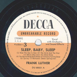 Frank Luther - Sleep, Baby, Sleep ...and other songs (2 Records)