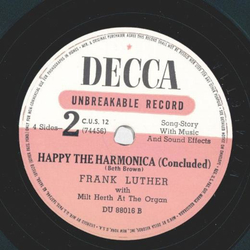 Frank Luther - Happy the Harmonica / The Tick Tock Shop (2 Records)