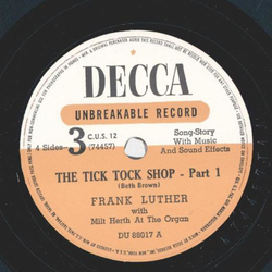 Frank Luther - Happy the Harmonica / The Tick Tock Shop (2 Records)