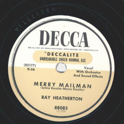 Ray Heatherton - The Marrey Mailman / Naughty Nicky