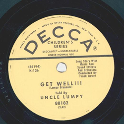 Uncle Lumpy (Lumpy Brannum) - Get Well / A Visit from Orley Old Doctor feathers the little Hen and Uncle Lumpy