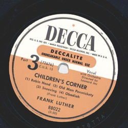 Frank Luther - Childrens Corner Volume 2 (2 Records)