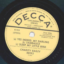 Charity Bailey - Sleep my little Bird / Same Train