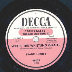 Frank Luther - The Goonie-Bird Song / Willie the whistling Giraffe