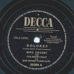 Bing Crosby - Dolores / Pale Moon