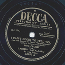 Bing Crosby - I cant begin to tell you / I cant believe...