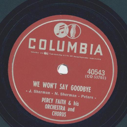 Percy Faith - Tropical Merengue / We wont say goodbye