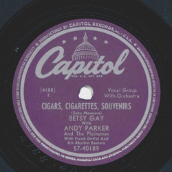 Betsy Gay, Andy Parker - Cigars, Cigarettes, Souvenirs /...