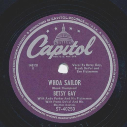 Betsy Gay, Andy Parker - Whoa Sailor / That aint in any Catalog