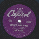 Bob Manning - My love song to you / After my laughter...