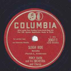 Percy Faith - Sleigh Ride / Christmas in my Heart