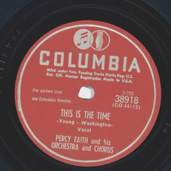 Percy Faith - All my Love / This is the Time