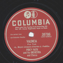 Percy Faith - Valencia / I cross my Fingers
