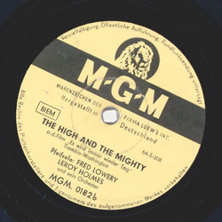 Fred Lowery, Leroy Holmes - Unchained Melody / The high and the mighty
