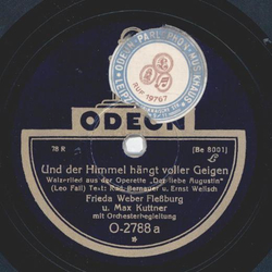 Frieda Weber Fleburg und Max Kuttner - Und der Himmel hngt voller Geigen / Wo steht denn das geschrieben ?