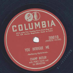 Champ Butler - Henriettas Wedding / You intrigue me