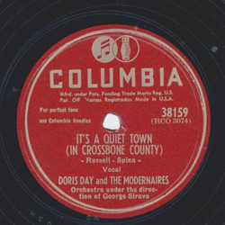 Doris Day - Its a quiet town / Its the sentimental thing to do