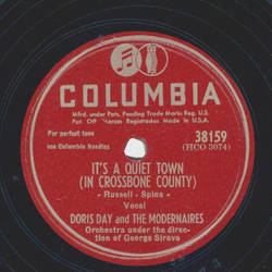 Doris Day - Its a quiet town / Its the sentimental thing to do