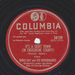Doris Day - Its a quiet town / Its the sentimental thing...