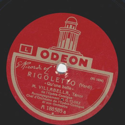 M. Villabella - Rigoletto / Paillasse